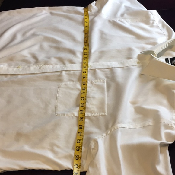 CM Gold White Button Down Long Sleeve Shirt - Picture 9 of 12